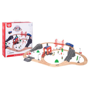 TookyToy - Wooden Train Set - Fire Rescue - Image 7