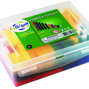 Gigo - Number Rods + 5 Cards - 250pcs Container - Image 1