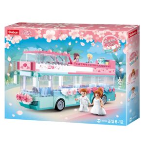 Sluban - Girls Dream - Wedding Double Decker - 379pcs - Image 4