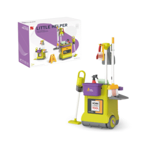 Cogo - Pretend & Play Cleaning Trolley with Sound - 20 Pieces - Image 1