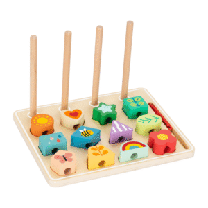 hi Pando - Wooden Sequencing Bead Game - 30pcs - Image 2