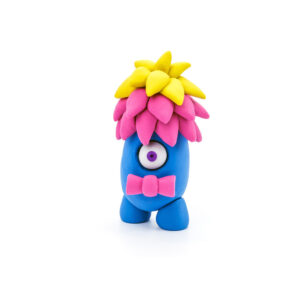 Hey Clay - Modelling Air-Dry Clay with Fun Interactive App - Hipster, series Monsters, 3 cans - Image 3