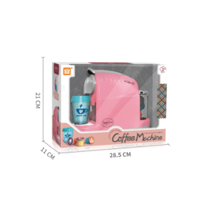 Pretend & Play Coffee Maker Set with Sounds & Colour Changing Cup - Pink - Image 2