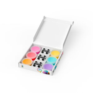 Hey Clay - Modelling Air-Dry Clay with Fun Interactive App - Happy Cars, series Motors, 6 cans - Image 3