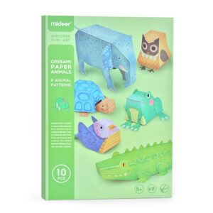 Mideer - 3D Animal Themed Origami Paper Craft Set - Image 2