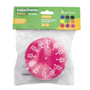 Greenbean - Printed Fraction Circles - 51pcs - Image 2