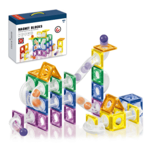 Cogo - Magnetic Tiles with Track Ball - 84 Pieces - Image 1