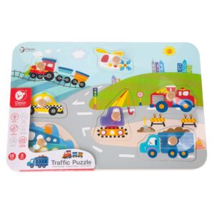 Classic World - Peg Puzzle - Traffic - 7pcs - Image 6