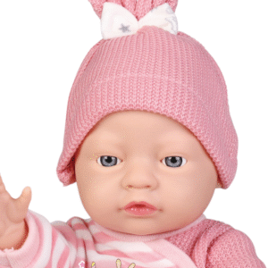 Baby Doll with Pink Clothing & Accessories - Vinyl Body - 40cm - Image 4