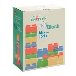 Greenbean - Jumbo Soft Blocks - Mixed - 120pcs - Retail Box - Image 4