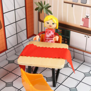 TopBright - Pretend Play Bonnie's Sunshine Kitchen Mini Dollhouse - Image 3
