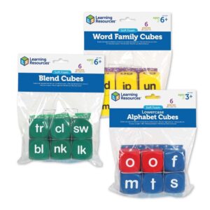 Learning Resources - Soft Phonics Cube Set - Image 3