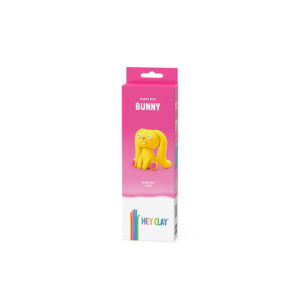 Hey Clay - Modelling Air-Dry Clay with Fun Interactive App - Bunny, series Fluffy Pets, 3 cans - Image 5