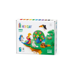 Hey Clay - Modelling Air-Dry Clay with Fun Interactive App - Birds, 15 cans - Image 5