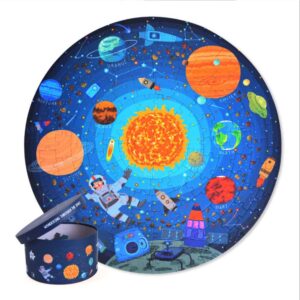 Mideer - Round Puzzle - Wondering Through Space - 150pcs