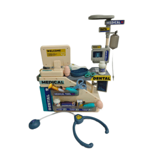 Cogo - Pretend & Play Doctor Set - Medical Desk - 45 Pieces - Image 5