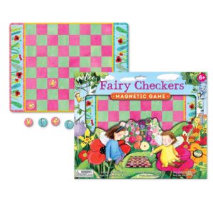 eeBoo - Fairies Checkers Magnetic Game - Image 1