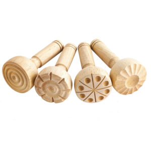 EDX Education - Dough Stamp Set Wood 4pc - Image 3
