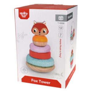 TookyToy - Fox Stacking Tower Activity Toy - Image 5