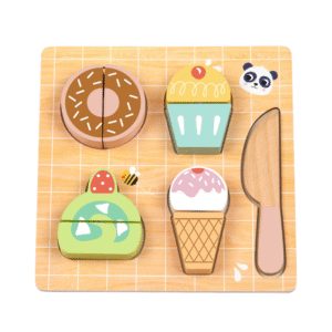 hi Pando - Wooden Cutting Food - Dessert - 10pcs - Image 5