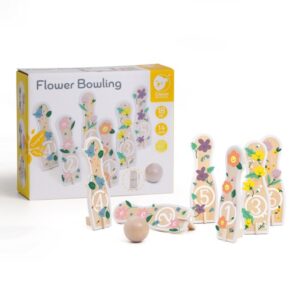 Classic World - Flower Bowling - Wooden Game - 14pcs - Image 5