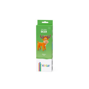 Hey Clay - Modelling Air-Dry Clay with Fun Interactive App - Deer, series Forest Animals, 3 cans - Image 5