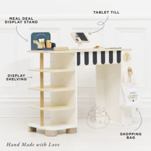 Le Toy Van - Pretend & Play - Wooden Supermarket Till Checkout & Accessories - Image 6
