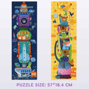 Mideer - Level Up Puzzles - 2-in-1 - Level 6 Imagine The World - Image 4