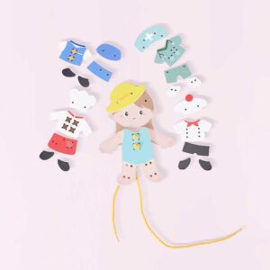 Classic World - My Job Lacing Toy - Girl - Image 5