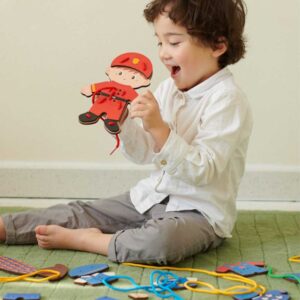 Classic World - My Job Lacing Toy - Girl - Image 6