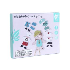 Classic World - My Job Lacing Toy - Girl - Image 2