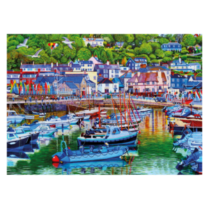 Gibsons - Lyme Regis Harbour - 1000 Piece Jigsaw Puzzle - Image 4