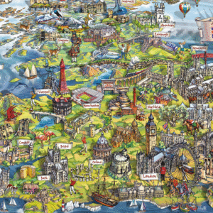 Gibsons - Beautiful Britain - 1000 Piece Jigsaw Puzzle - Image 3