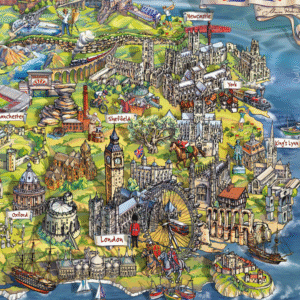 Gibsons - Beautiful Britain - 1000 Piece Jigsaw Puzzle - Image 4