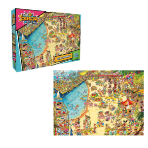 Gibsons - Jokesaws: Seaside Shenanigans - 1000 Piece Jigsaw Puzzle - Image 3