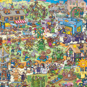 Gibsons - Jokesaws: Barmy Britain - 1000 Piece Jigsaw Puzzle - Image 2