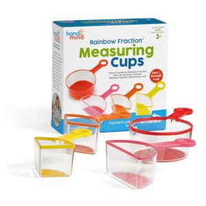 Hand2Mind - Rainbow Fraction® Measuring Cups - Set of 4 - Image 3