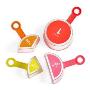 Hand2Mind - Rainbow Fraction® Measuring Cups - Set of 4 - Image 4