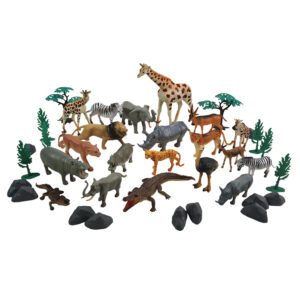 Greenbean - Wild Animals Playset - 40pcs in Bucket - Image 2