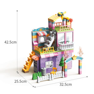 Feelo - Building Block Set - Princess Villa - 162 Pieces - Image 5