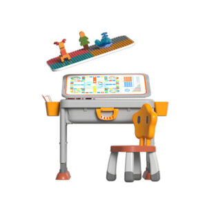 Feelo - 3-in-1 Multi-Functional Building Table and Chair (Adjustable) - 55 Pieces - Image 3