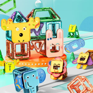 Feelo - Magnetic Tiles Activity Set - Animals - 50 Pieces - Image 3