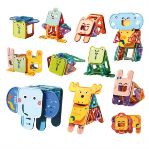 Feelo - Magnetic Tiles Activity Set - Animals - 50 Pieces - Image 4