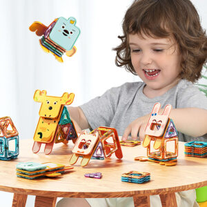 Feelo - Magnetic Tiles Activity Set - Animals - 50 Pieces - Image 2