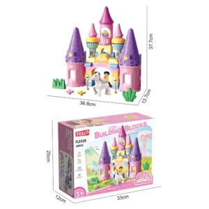 Feelo - Princess Castle - Large Building Block Set - 43 Pieces - Image 5