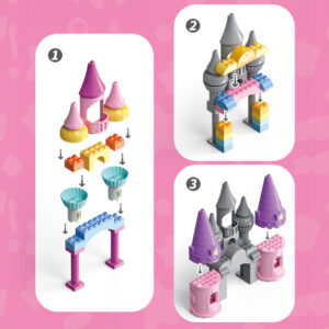 Feelo - Princess Castle - Large Building Block Set - 43 Pieces - Image 4