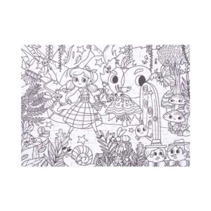 TookyToy - Colouring Puzzle - Secret Garden - 100pcs - Image 2