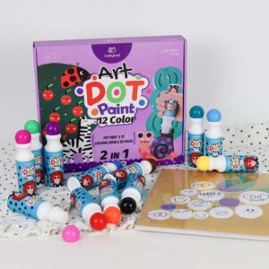 TookyToy - Dot Paint - 12 Colour - Image 2