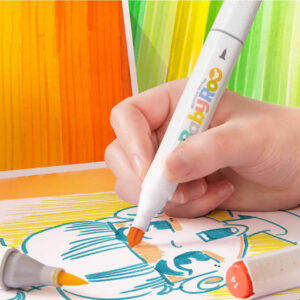 Jar Meló - Dual - Tip Washable Markers - 12 Colours - Image 3