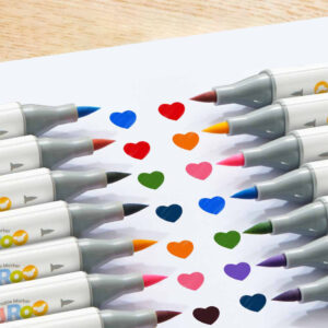 Jar Meló - Dual - Tip Washable Markers - 24 Colours - Image 3